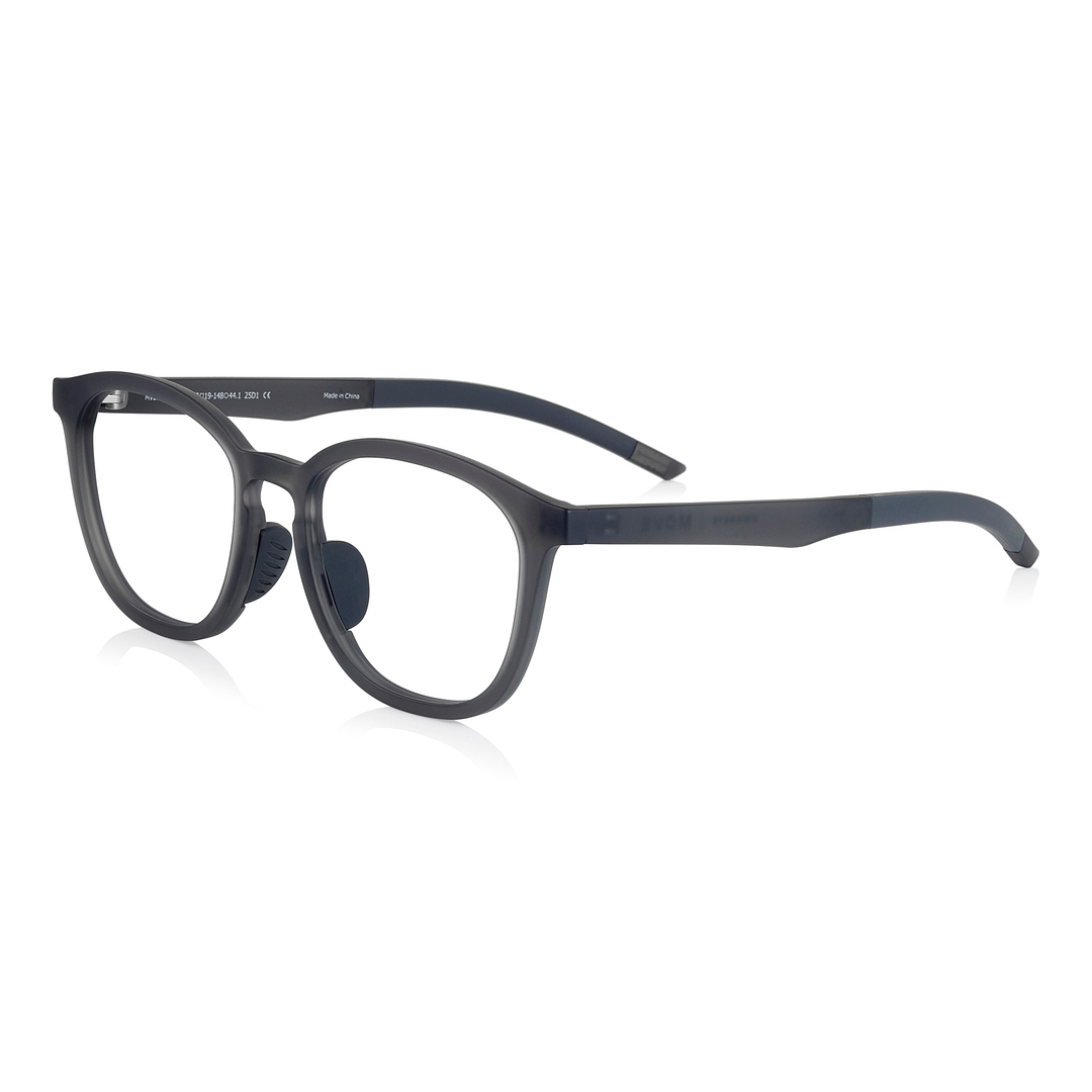 OWNDAYS | MOVE Matte Gray Full Rim Wellington left side